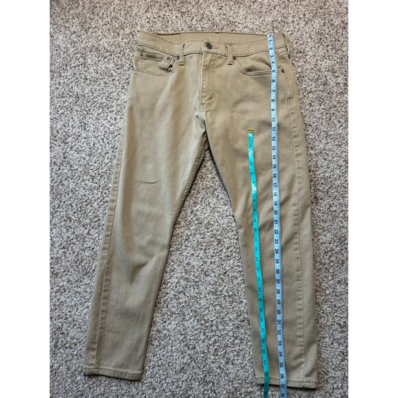 Levi's 512 Men's Jeans/Pants size 33X30; Slight Taper Fit; Tan Denim - Picture 6 of 14